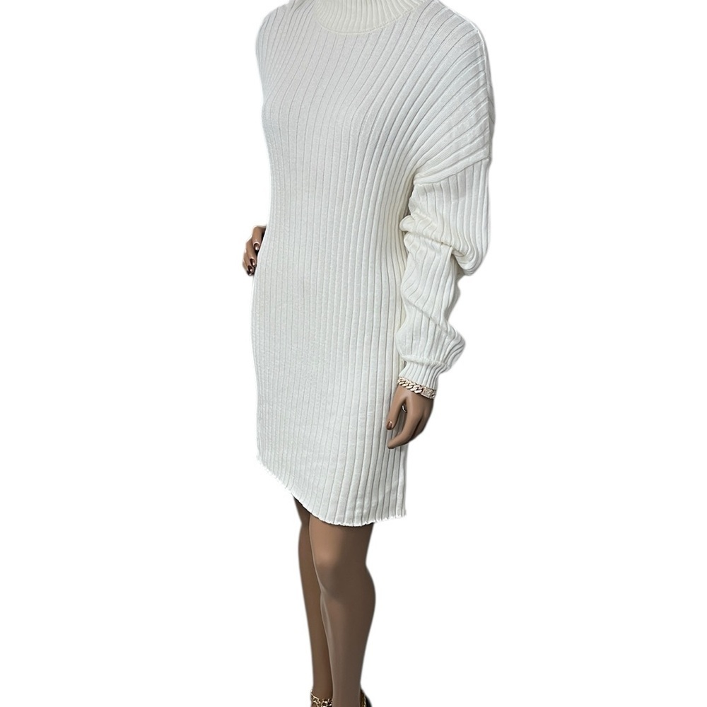 Forever 21 Cream Turtleneck Sweater Dress☑️ - Picture 8 of 8